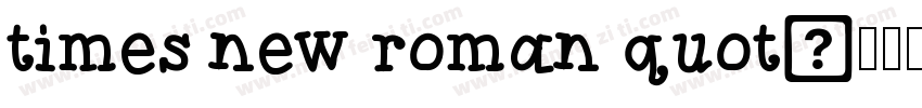 times new roman quot字体转换